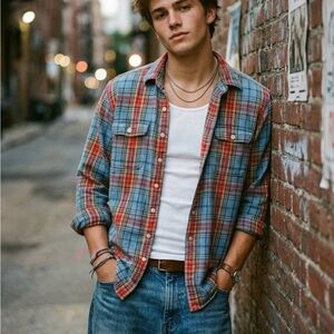 c. 2000 Ralph Lauren Plaid Workshirt